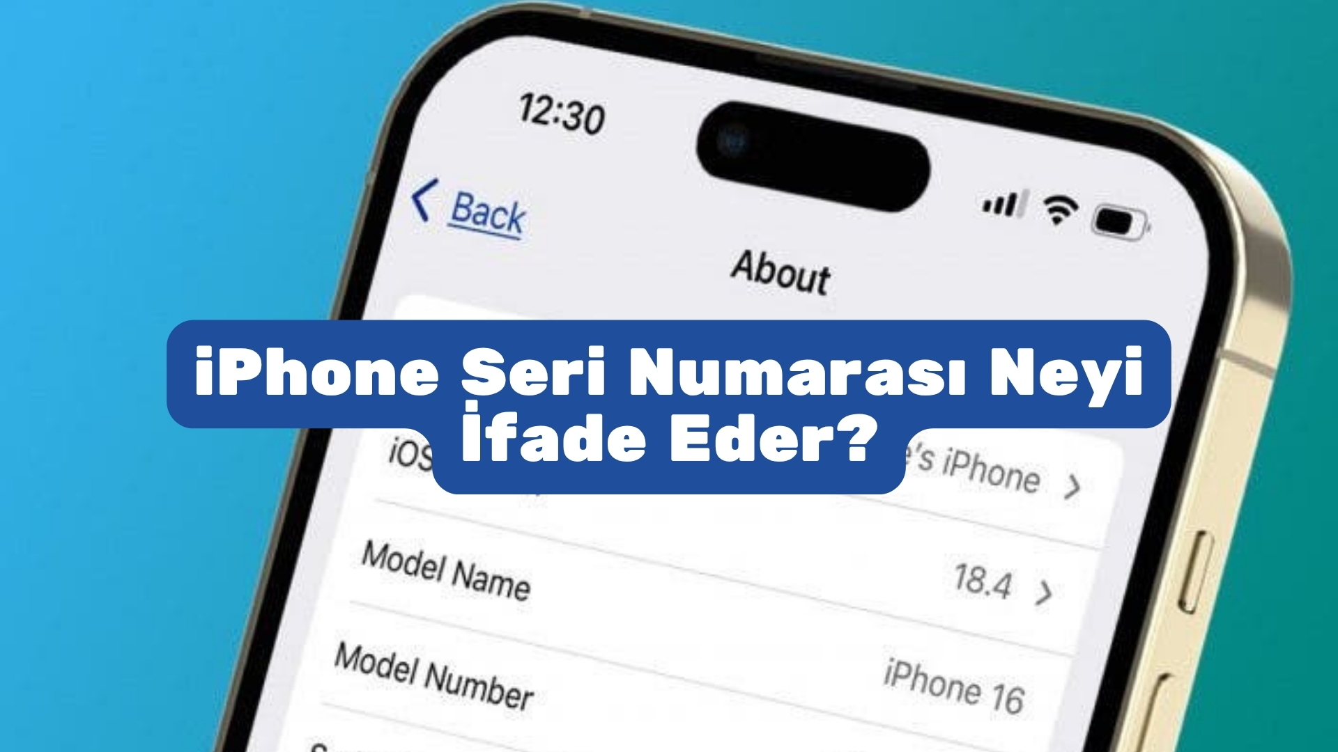 iPhone Seri Numarası Neyi İfade Eder? iPhone Seri Numarası Neyi İfade Eder?