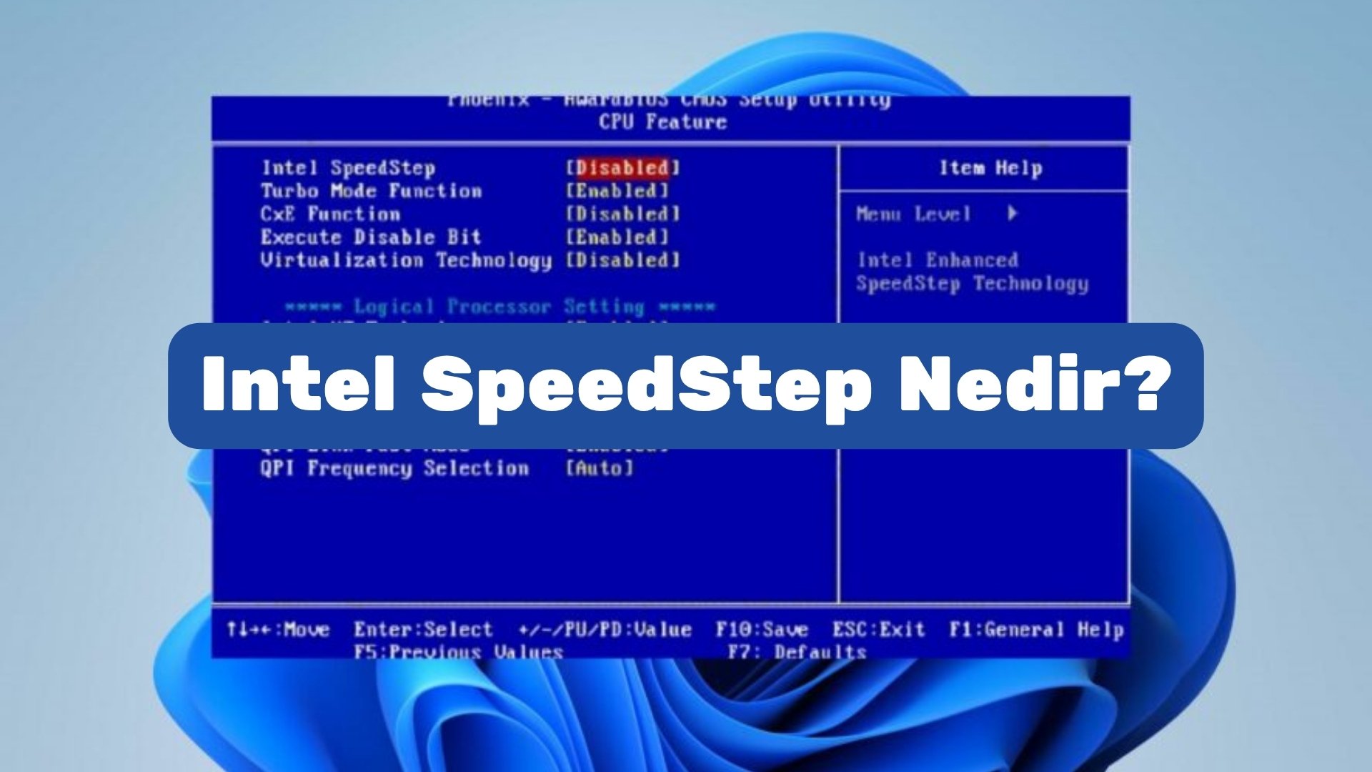 Intel SpeedStep Nedir? intel speedstep nedir