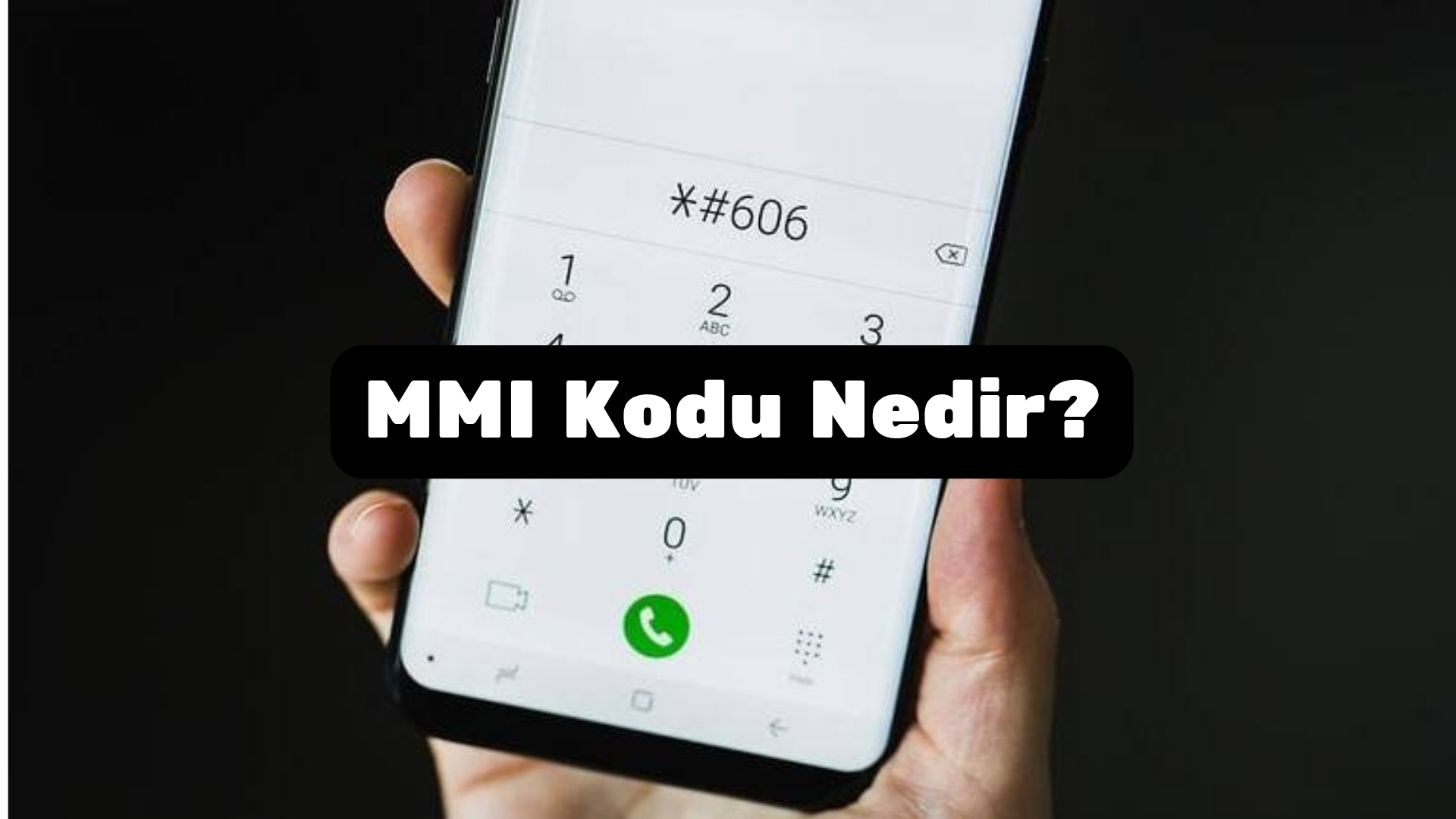 MMI Kodu Nedir? mmi kodu nedir